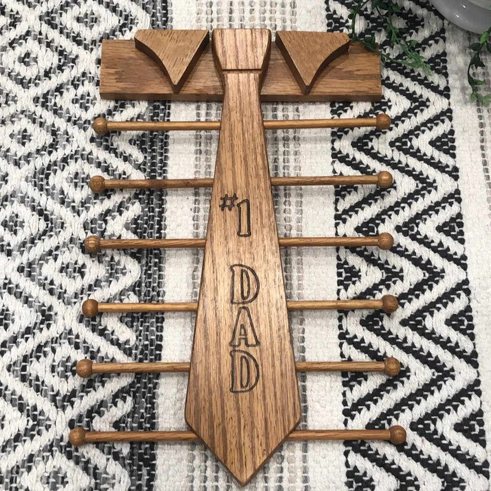 Vintage #1 Dad tie holder